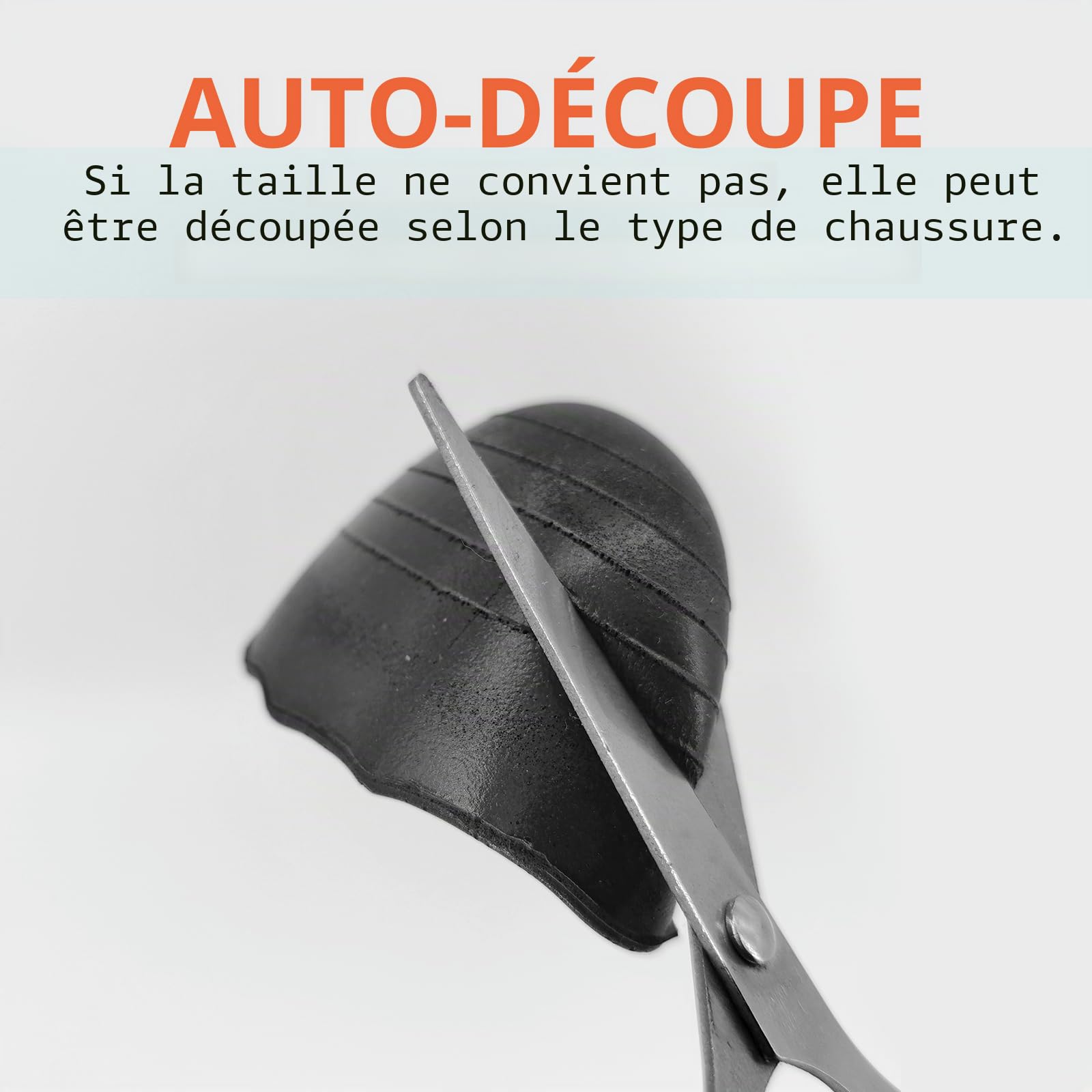 UamGlsob 3 Paires Inserts de Remplissage D'orteils Respirants et Doux pour Chaussures Lâches et Talons Hauts, Rembourrage de l'avant-pied, Réducteur de Taille de Chaussures (Black)