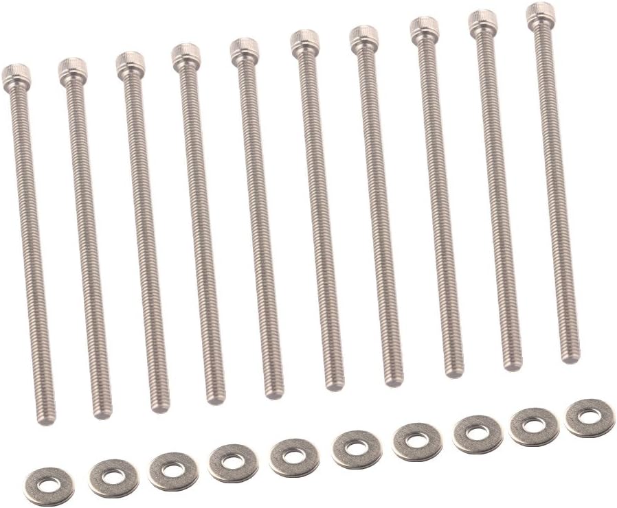 Dewhel Engine LS Series Intake Manifold Bolts Kit SS