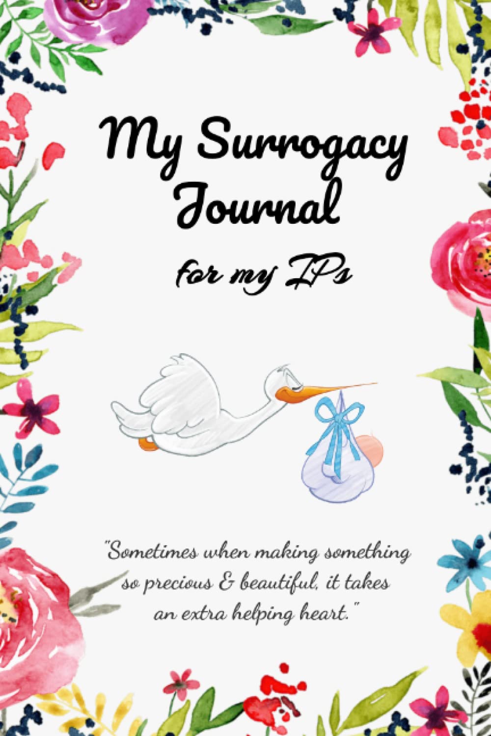 Surrogacy Gestational Carrier lined notebook journal gift for Intended Parents