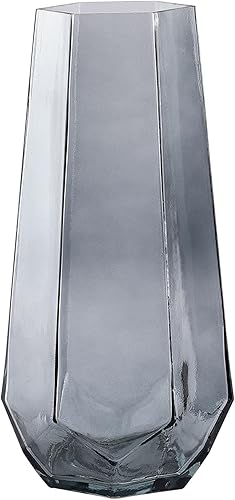 Floreros grandes modernos de cristal para decoración del hogar florero único para centros de mesa