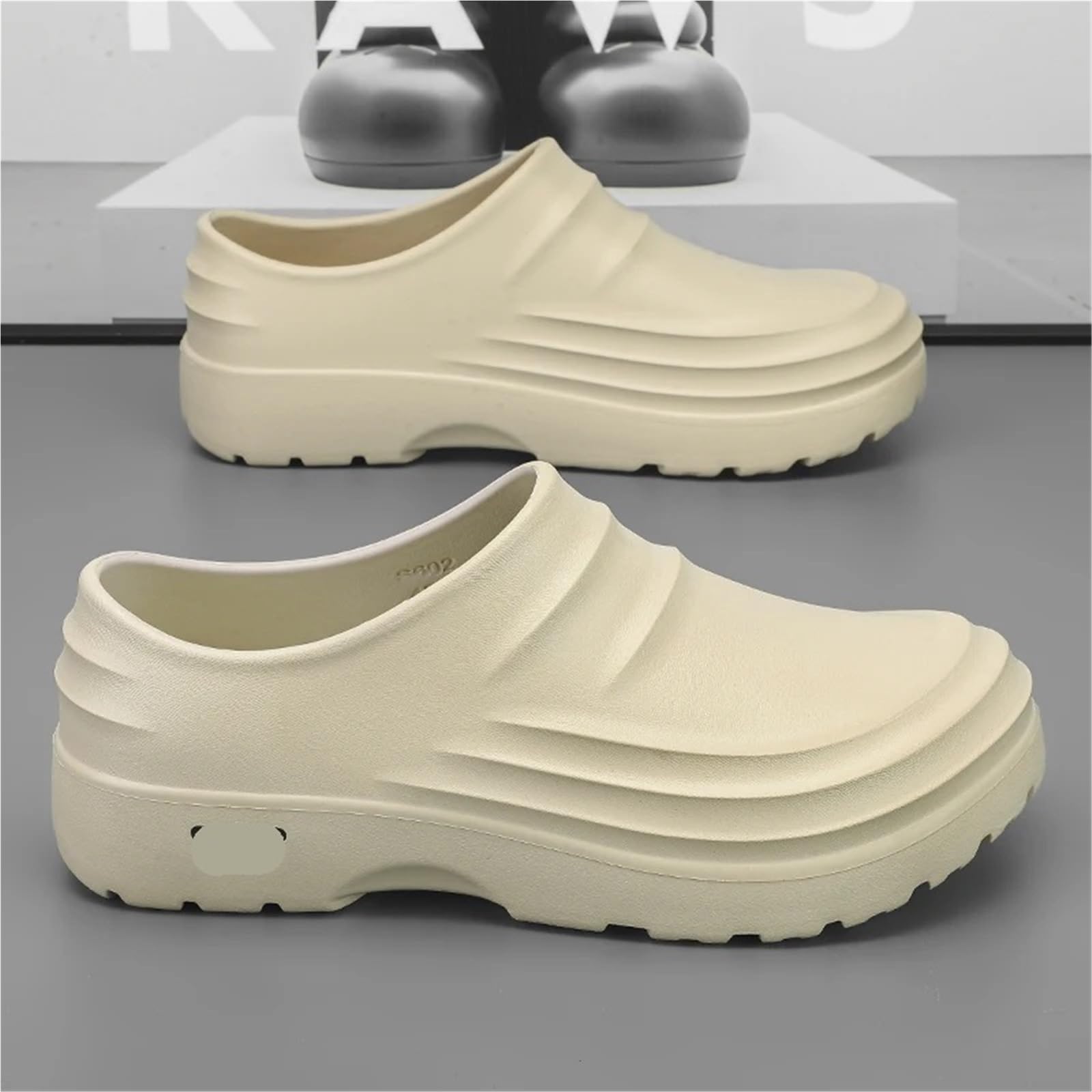 Scarpe Cucina Antinfortunistiche Scarpe da Cuoco Lavoro Antiscivolo Pantofole comode Casual alla Moda Sportive One Step