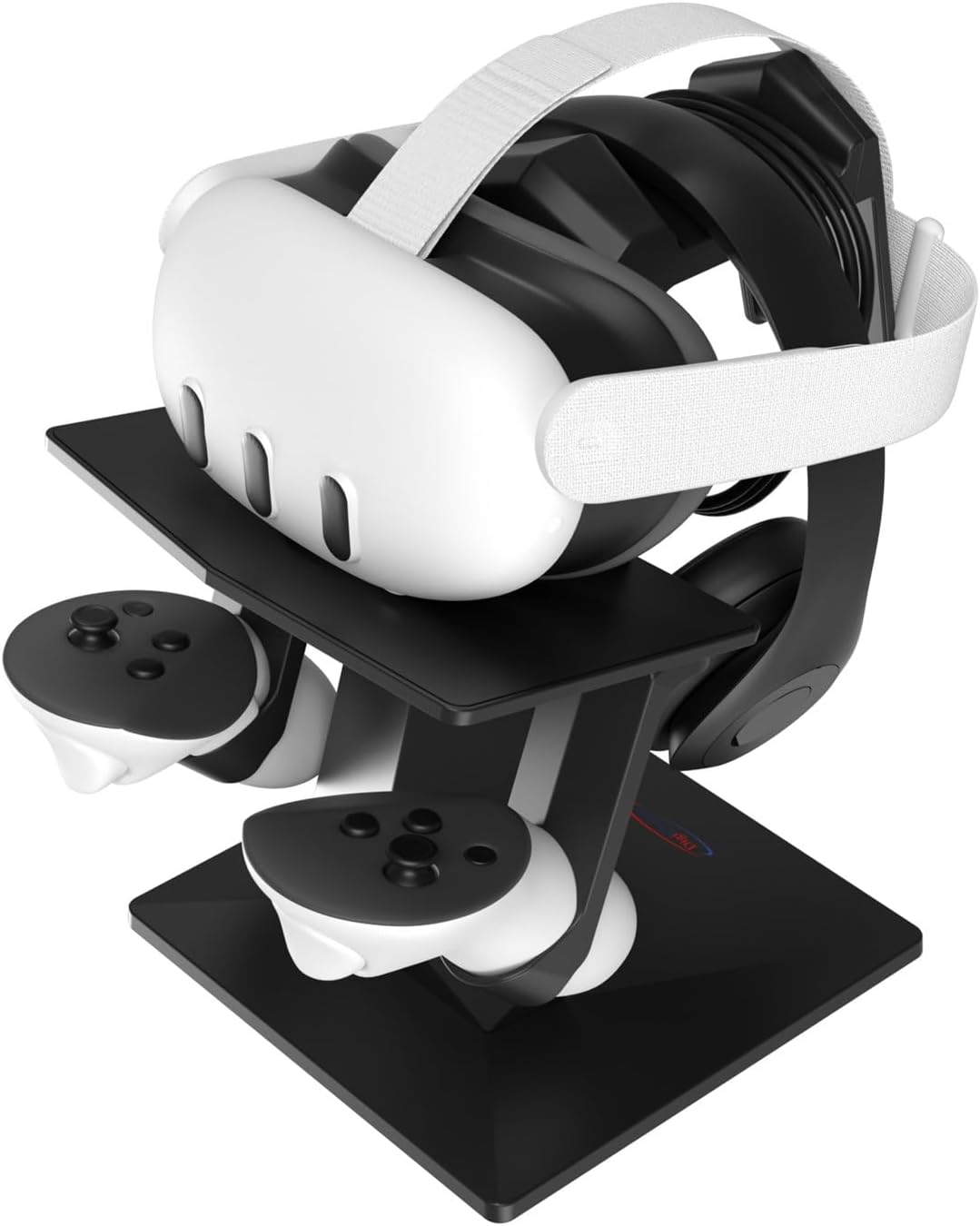 Digicharge VR Headset Stand for Meta Quest 3 Oculus Quest 2 VR Mount Display Storage for Headset and Touch Controllers