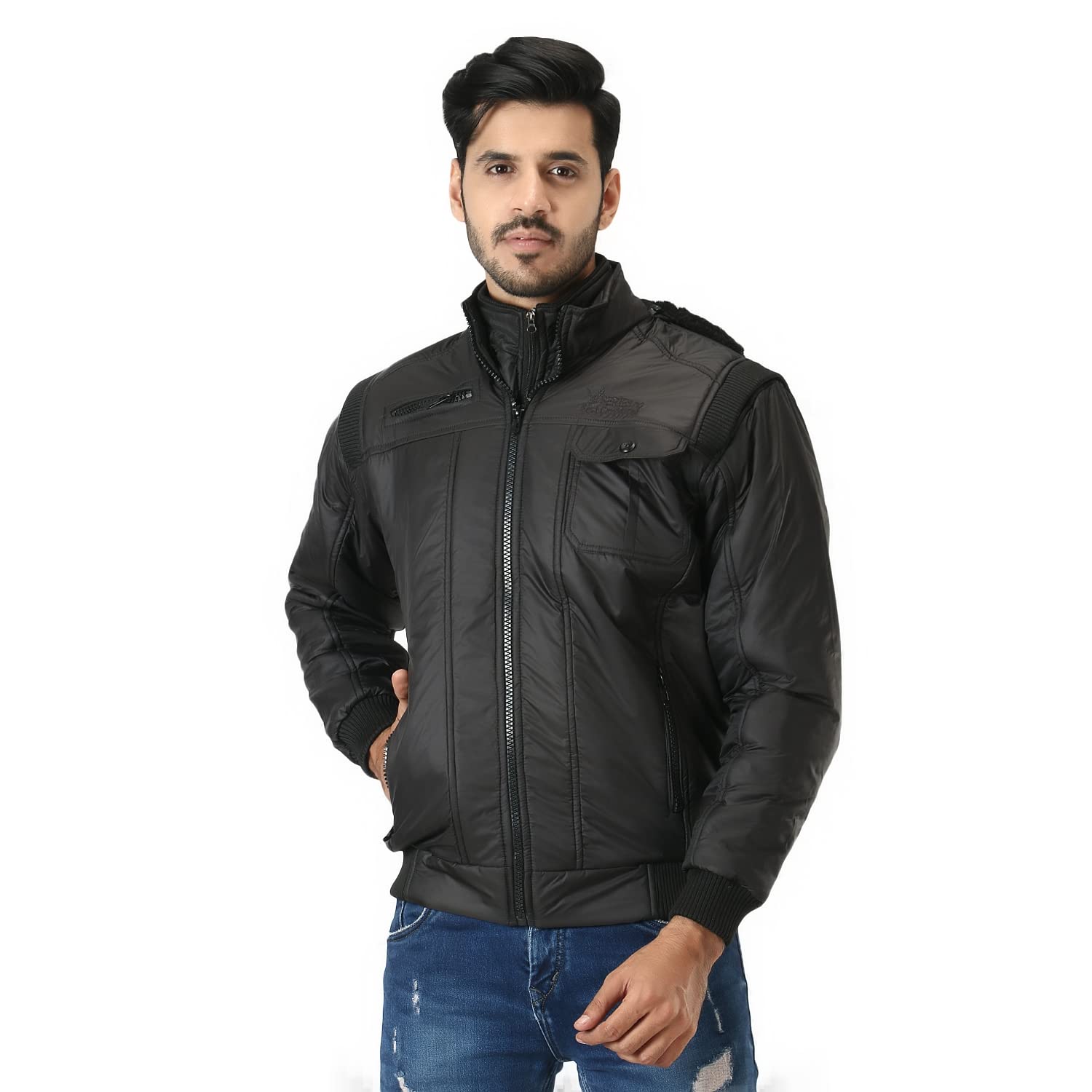 Men's Solid Regular Jacket-picture-33