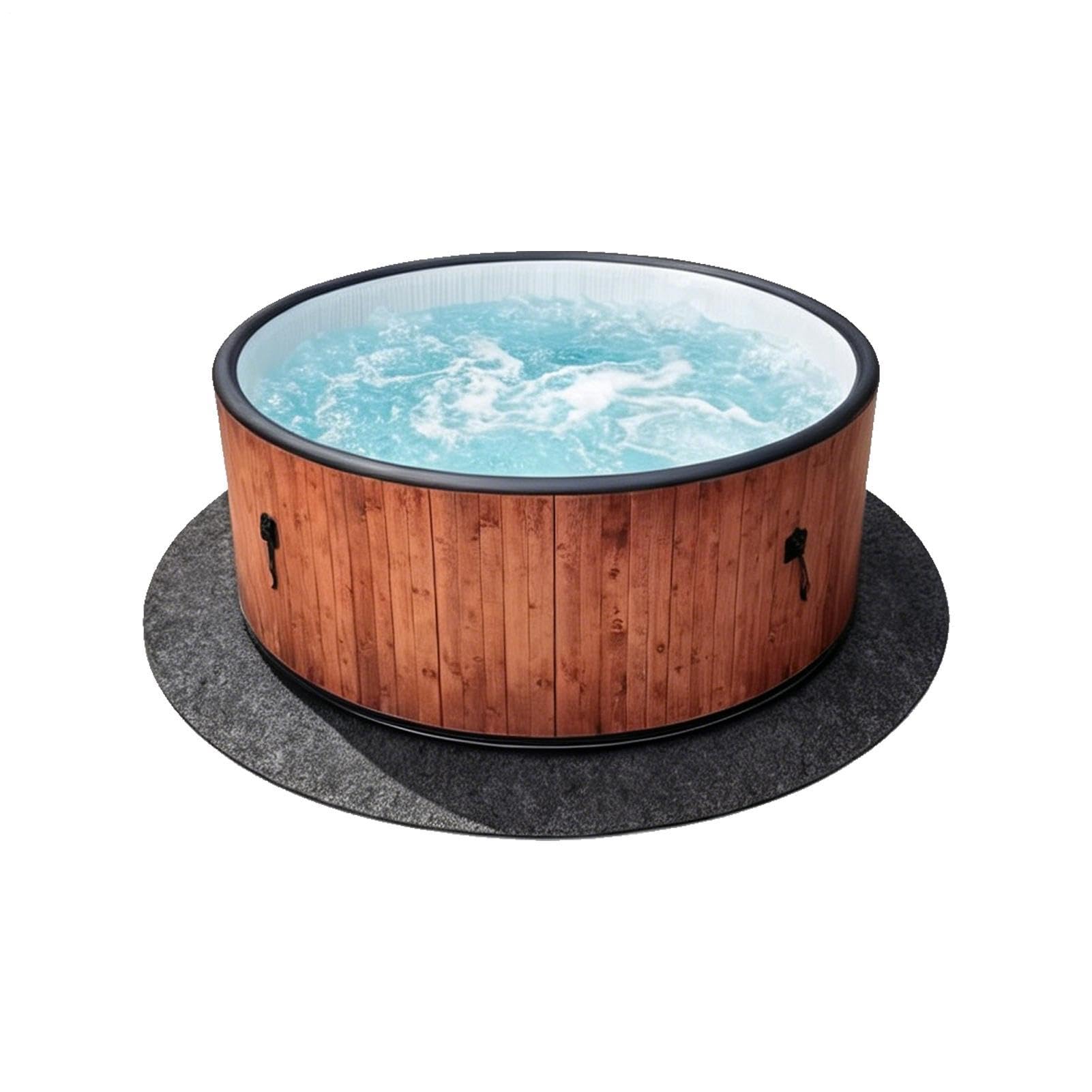 Sotto Imbottitura Piscina Tappetino in Feltro di Vasca | Tappetino Protettivo Rivestimento Piscina Esterno Prato Giardino Cortile Patio Campeggio Terrazza