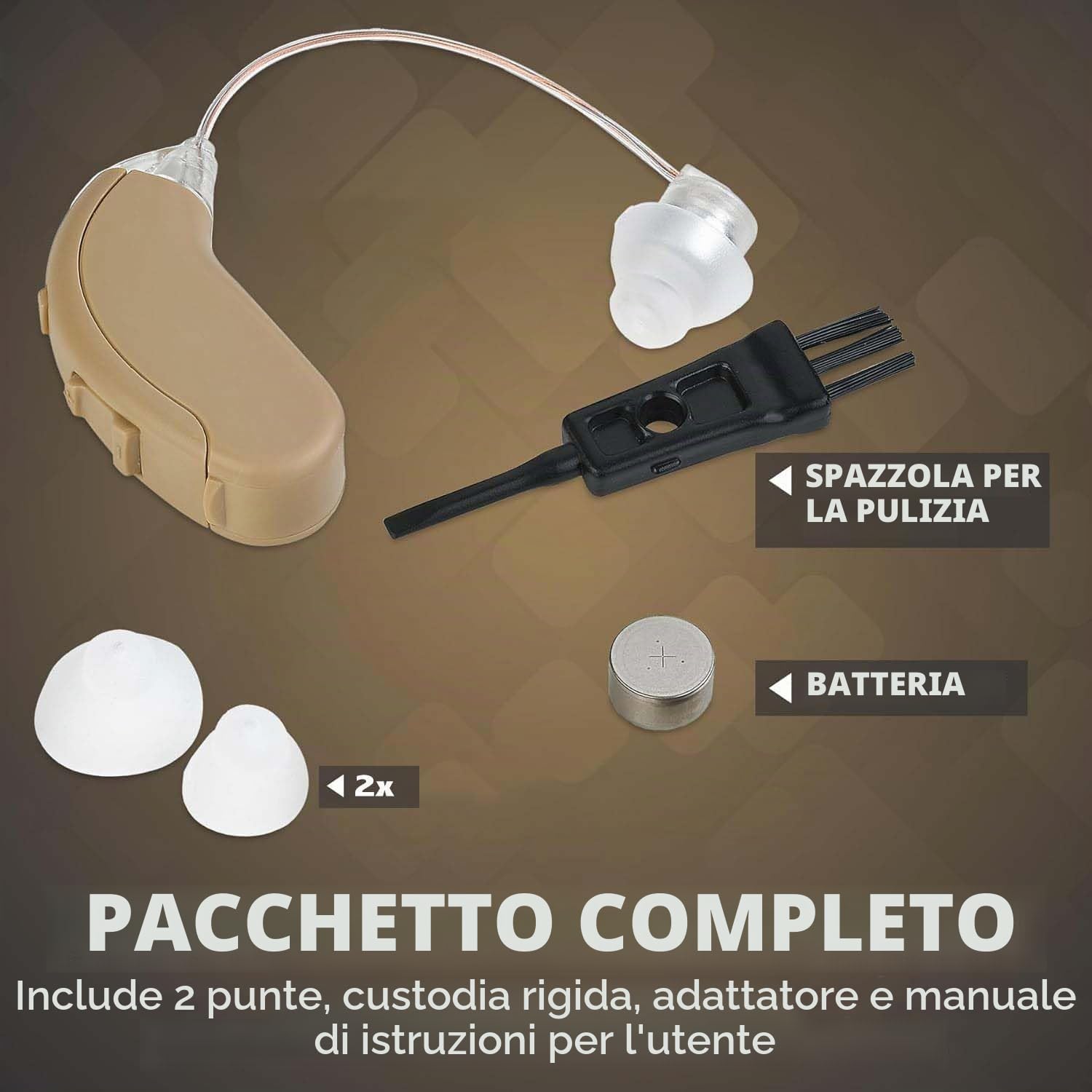 MEDca Digital BTE Hearing Personal Sound - Perfetto per uomini e donne