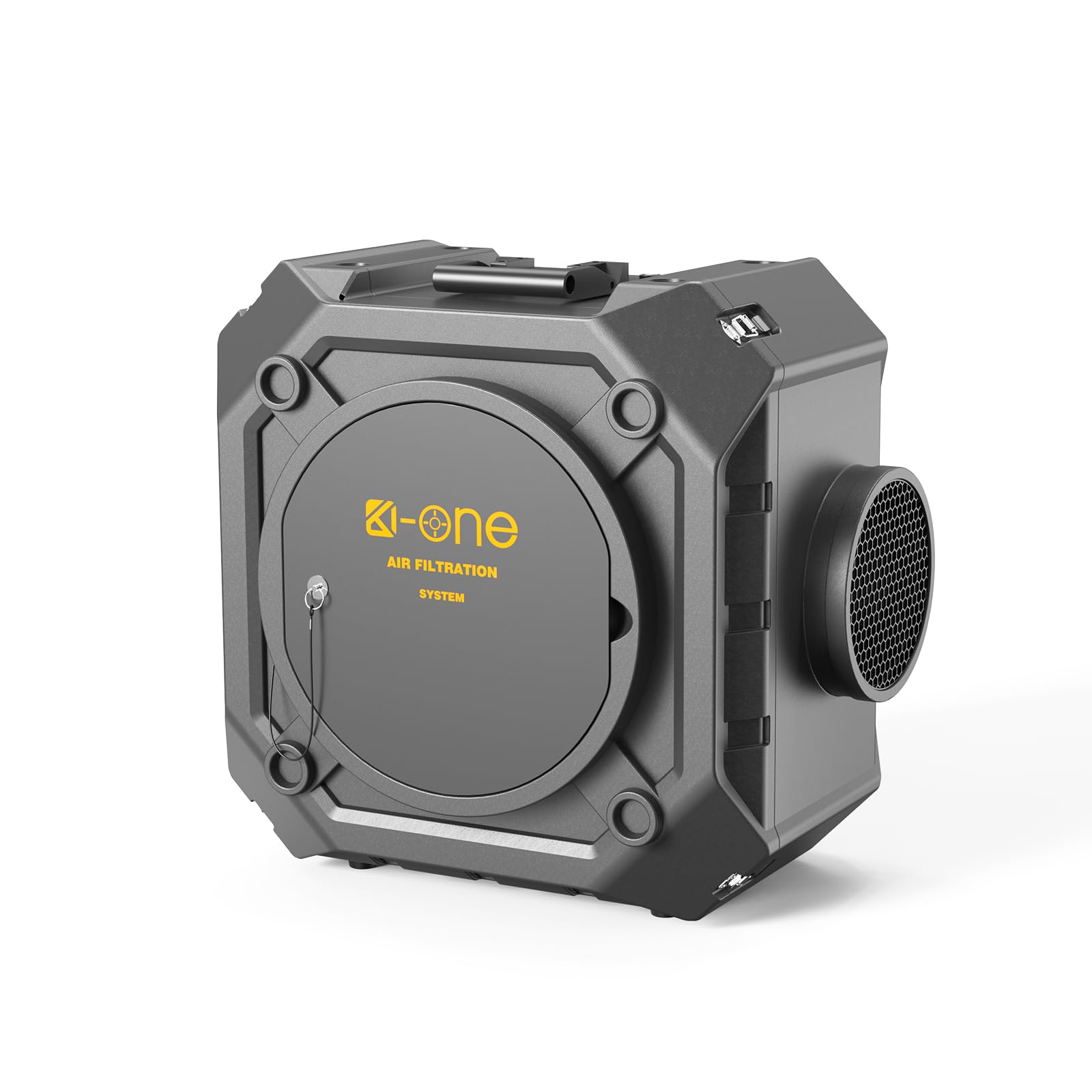 Air Scrubber,Air Purifier with 3 Stage Filtration, Stackable Negative Air Machine for Industrial and Commercial Use, Heavy Duty Air Cleaner with HEPA/Activated Carbon Filter