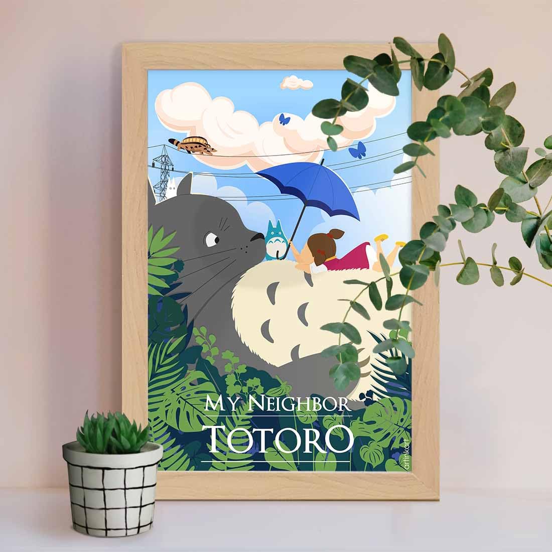 My Neighbor Totoro Framed Poster - Studio Ghibli Wall Art -10 My Neighbor Totoro Framed Poster - Studio Ghibli Wall Art -10