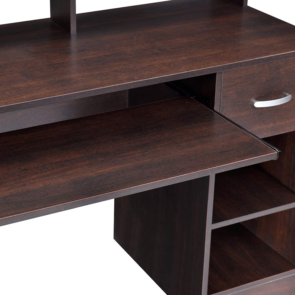 ROCKPOINT Axess Computer Keyboard Tray and Drawer Small Home Office Bedroom, Homework and School