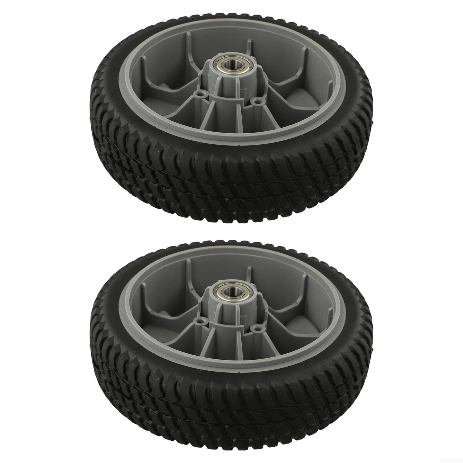 Conjunto de rueda delantera para cortacésped Toro 125-2510 de 8 pulgadas, compatible con modelos TimeMaster 20199/20200/20975/20976/20977/20978/21199 21200 21810 21811 (2 piezas)