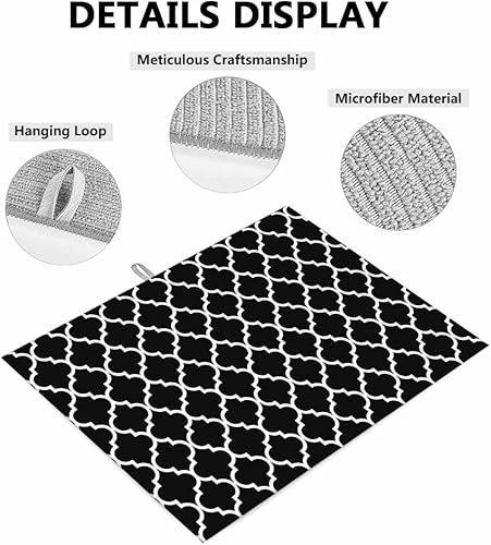 Miniatura 4 de Beabes Tapete de secado de platos negro, hermoso tapete de secado de enrejado negro sólido para encimera de cocina, tapete plegable de secado rápido