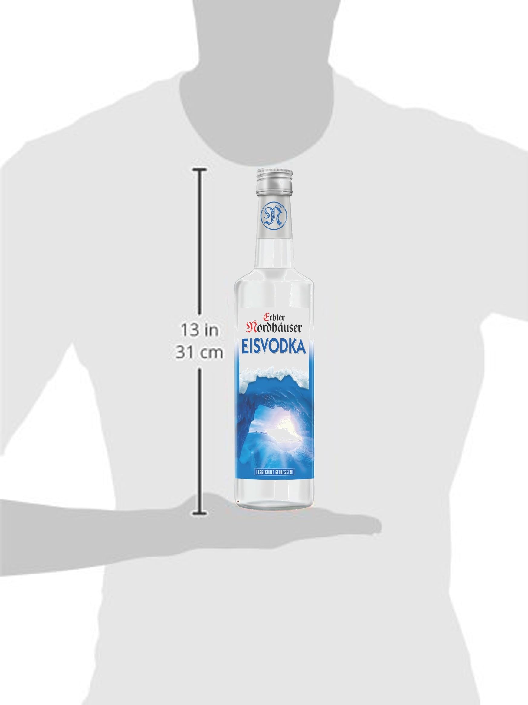 Echter Nordhäuser Eisvodka 6 x 0.7l Eiskalter Vodka Genuss