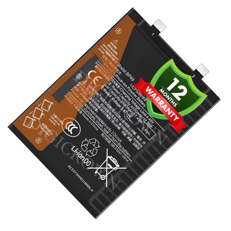 Image of Original BP49 Battery Compatible for Xiaomi Redmi K40S - (4500mAh) - 1 Year Warranty