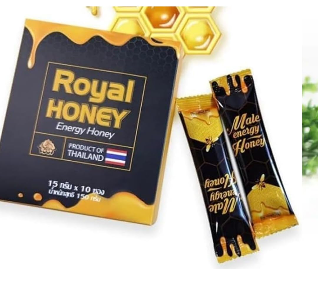 Natural Paste Box of 10 X 15g Sachets Great Honey for Men - Honey for Active Men