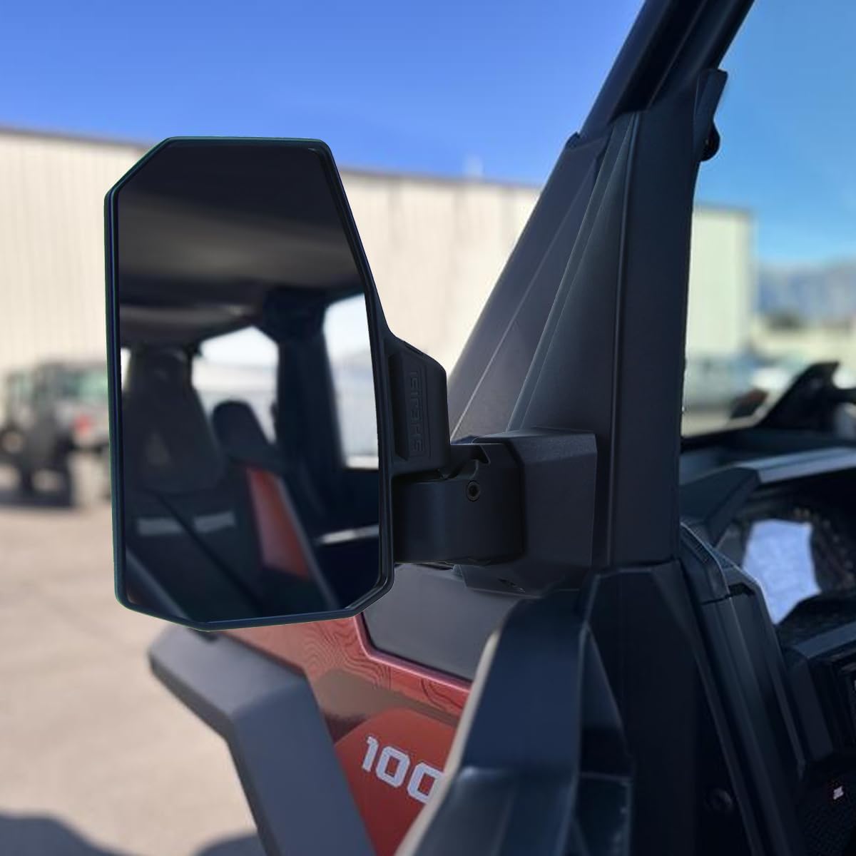 ADV Xpedition Side Mirrors (2pcs),Its Spring-Back Feature Enables Easy Post-Folding Reset for Improved Driving Experience,Compatible Only with 2024-2025 Polaris Xpedition XP ADV 1000#2884491