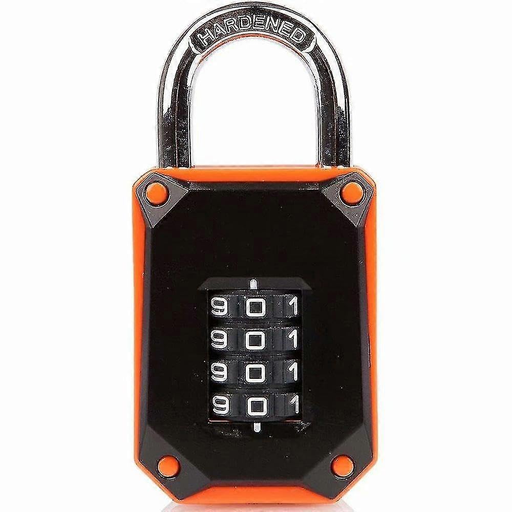 Joyhappst Image Color Heavy Duty Tempered Stainless Steel 4 Position Combination Padlock