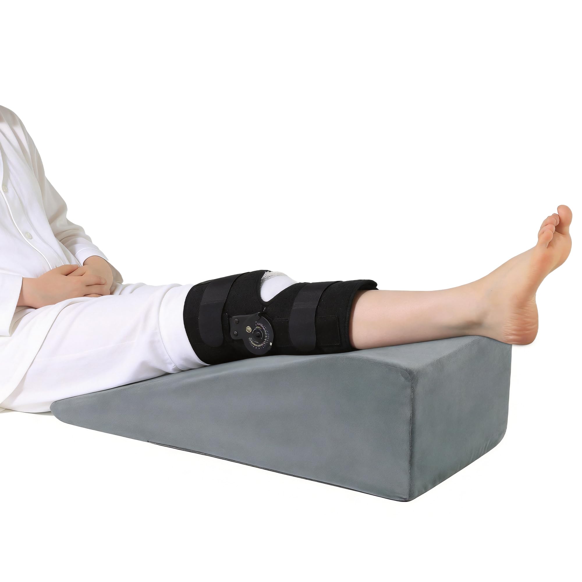 Cojín Elevador de Piernas con Asa, Cojín Ergonómico para Elevar Las Piernas, Soporte Cómodo para Caderas, Rodillas, Pies y Tobillos – Unidad
