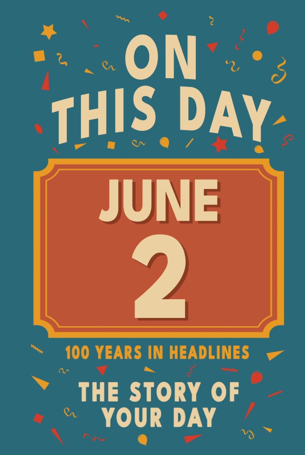 Happy Birthday! June 2: On This Day in Headlines – Nostalgic June 2 History Book with Authentic News and Memories – Perfect Birthday or Anniversary Gift      Hardcover – March 8, 2026