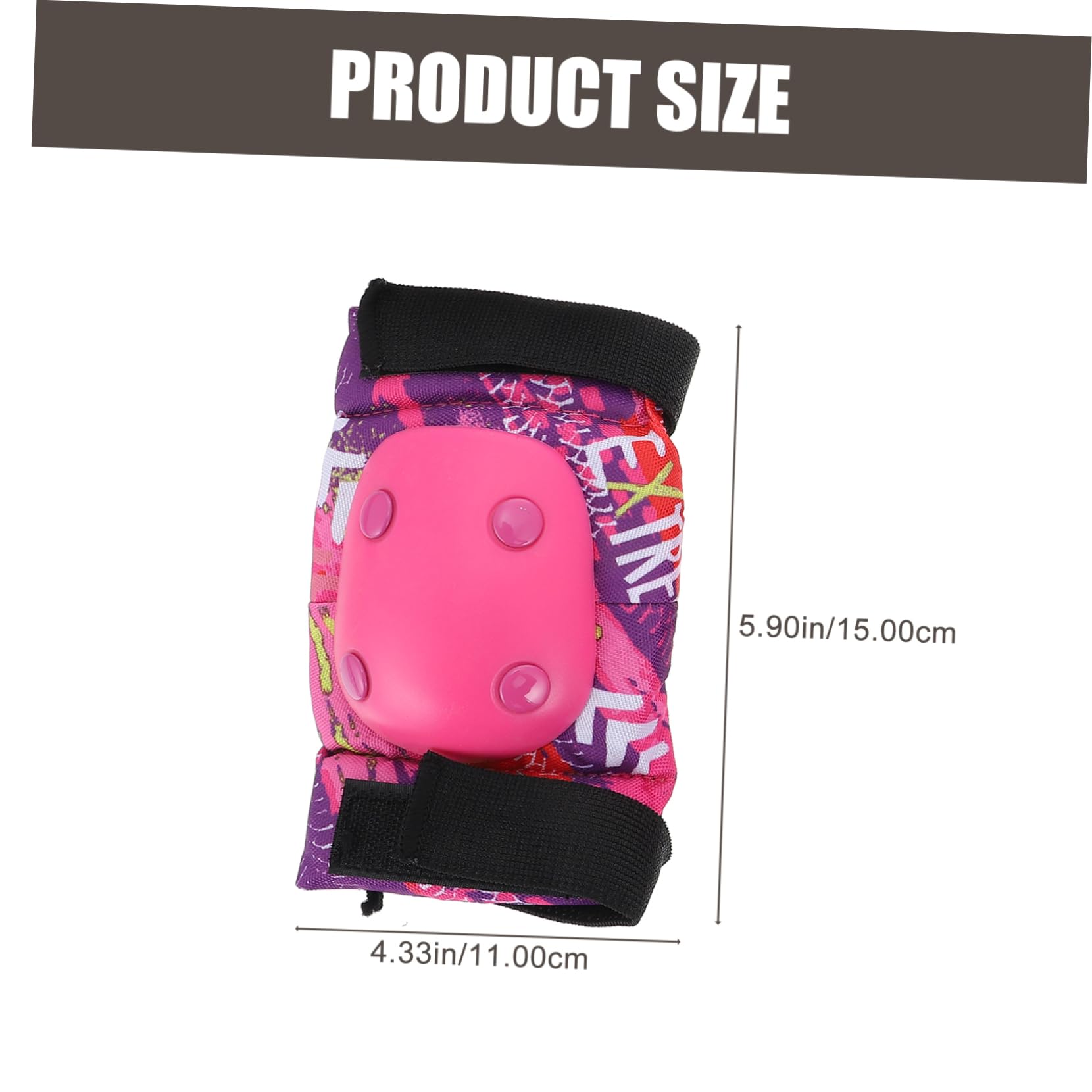 VICASKY 1Set Protective Gear Thickened Knee Pads Elbow Guards for Ergonomic Design Fit for Roller Skating Biking and Outdoor Sports Suitable for Ages