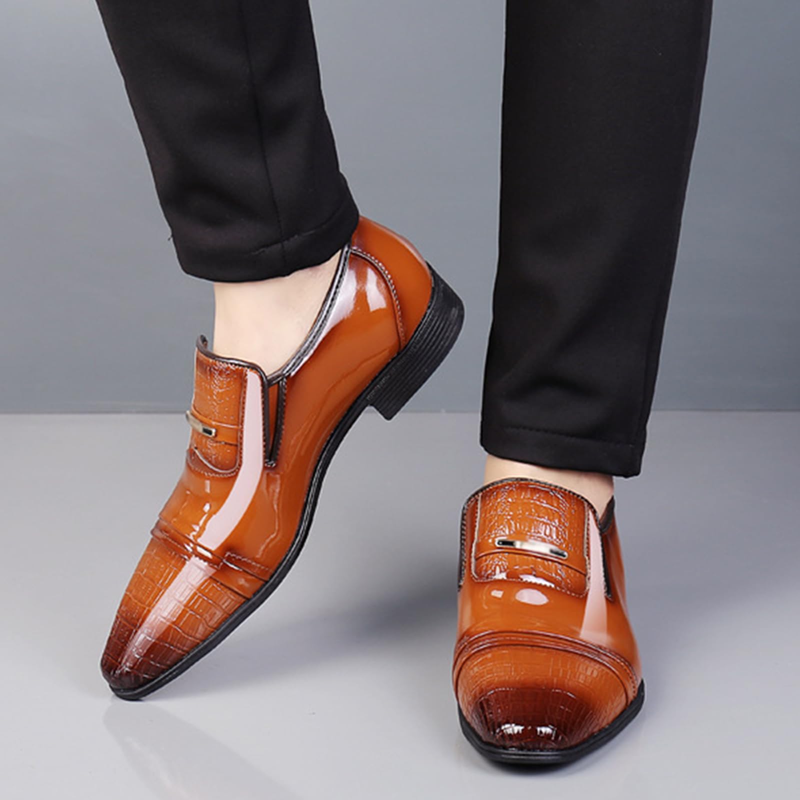 Scarpe Oxfords da Uomo Punta | casual, in pelle, eleganti, mocassini, all'aperto, camminare, abito sposa, ufficio