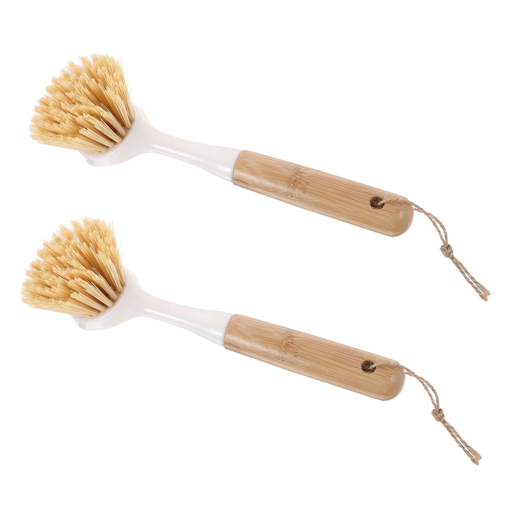 Cepillo De Cocina Mango De Plástico Y Cerdas De Herramientas De Limpieza para Ollas Y Platos para Cocinas 2 Piezas X 5