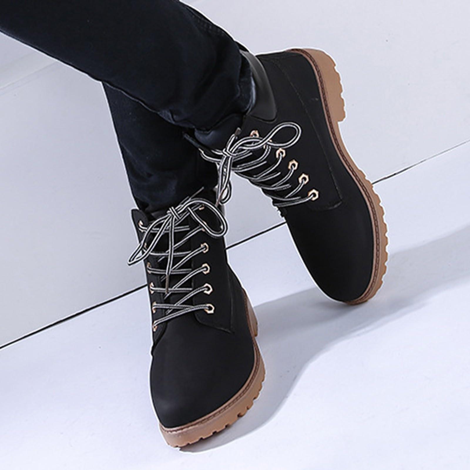 Botas de invierno para hombre, botines al aire libre, trekking