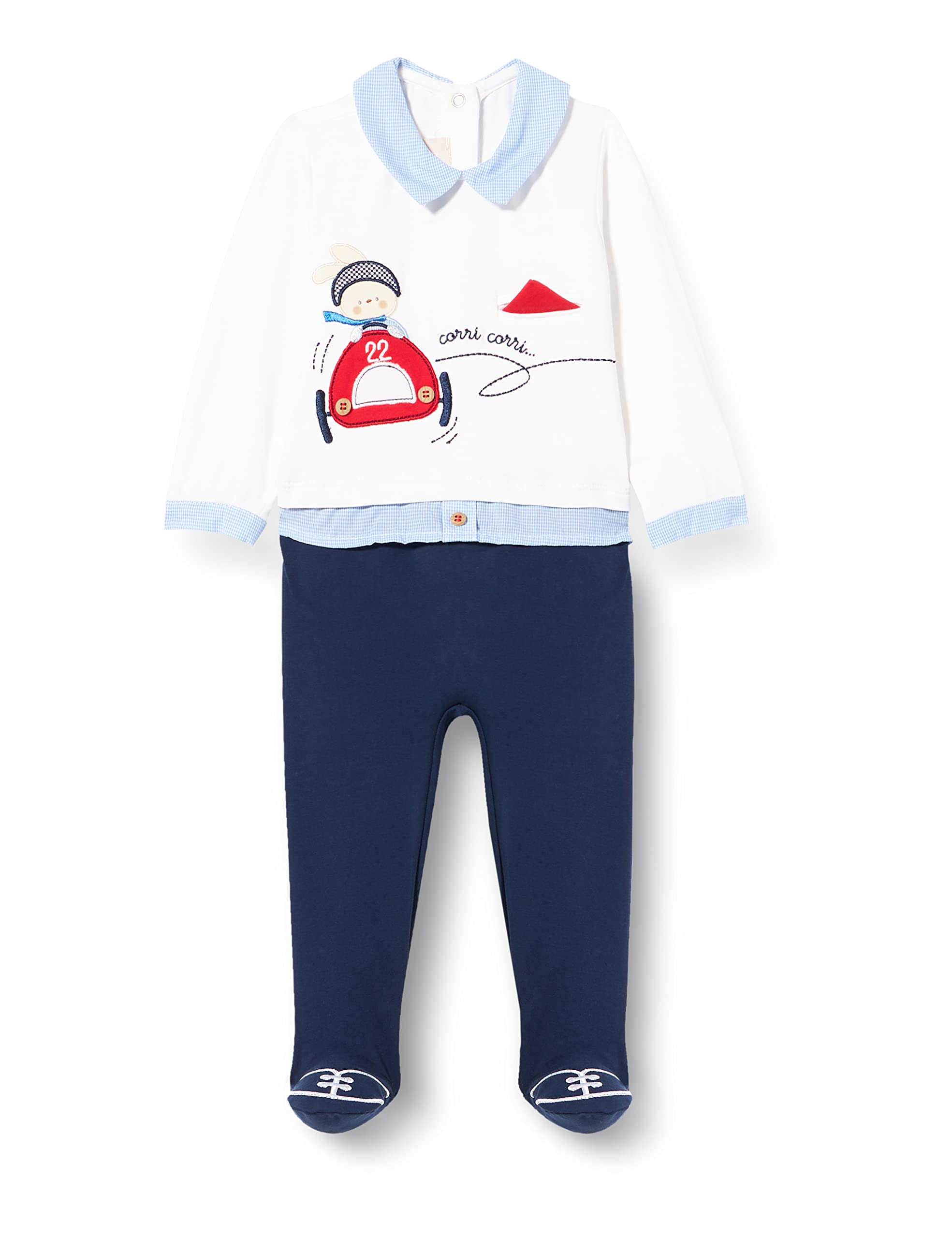 Chicco Tutina Con Apertura Sul Patello Per Neonato Juego de pijama Bebé-Niños (Pack de 1)