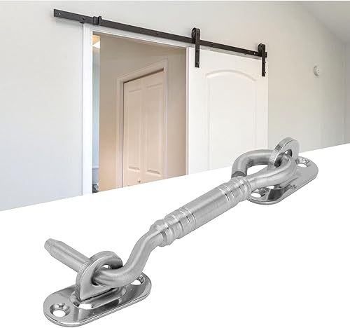 Miniatura 9 de Pestillo de ojo de puerta 201 de acero inoxidable para puertas corredizas de granero