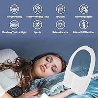 Vista 3 de ZJchao 10 protectores de rechinamiento de dientes, goma de protección nocturna, protector de boca para rechinar los dientes, no más protector