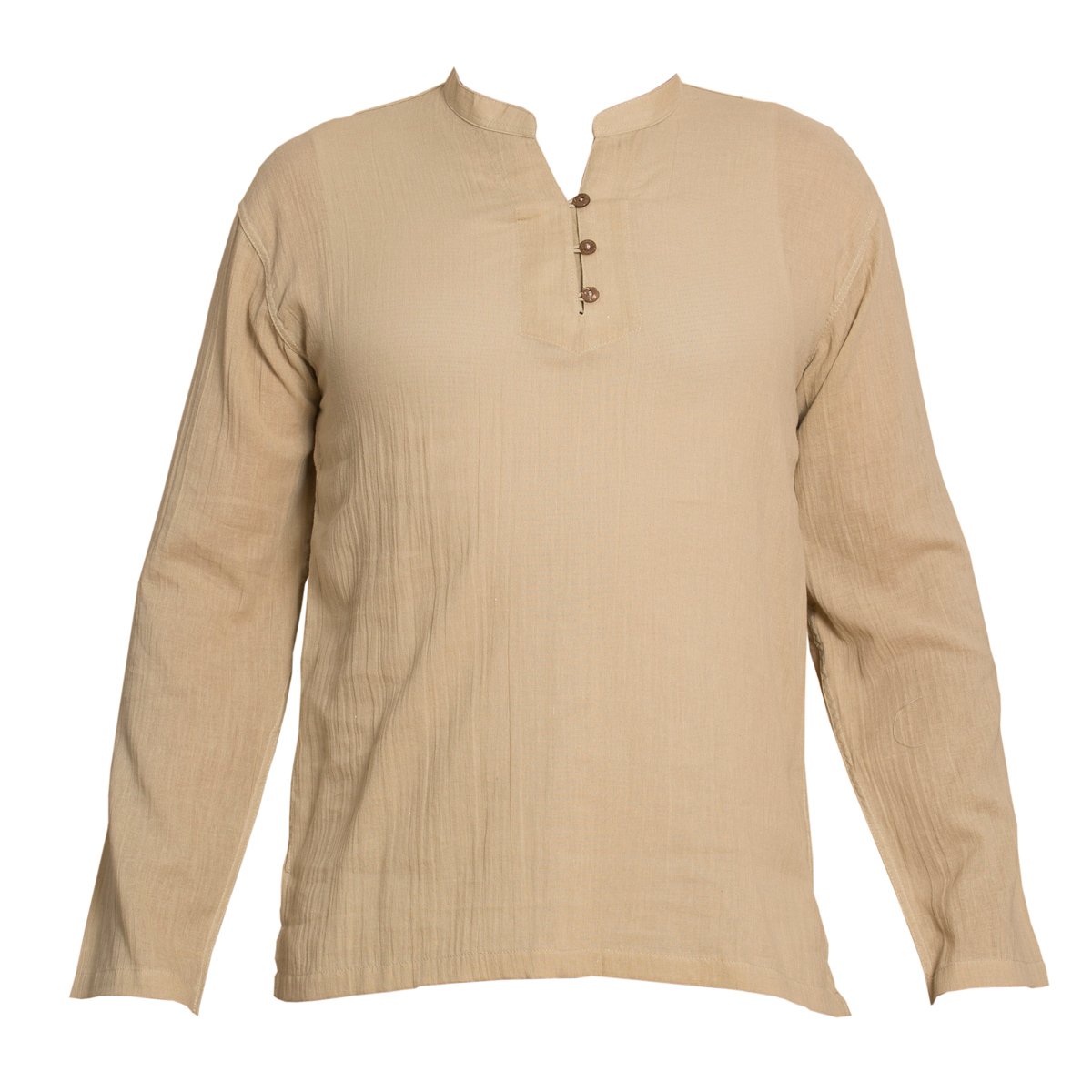 PANASIAM Shirt, 'K', 3button, Beige, XXL, Longsleeve