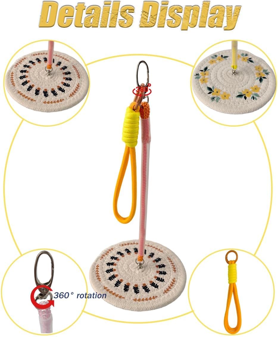 2 PCS Portable Wrist Yarn Holder for Crocheting and Knitting,Perfect for Travel and On-The-go Crocheting,Knitting Gift for Craft Lovers