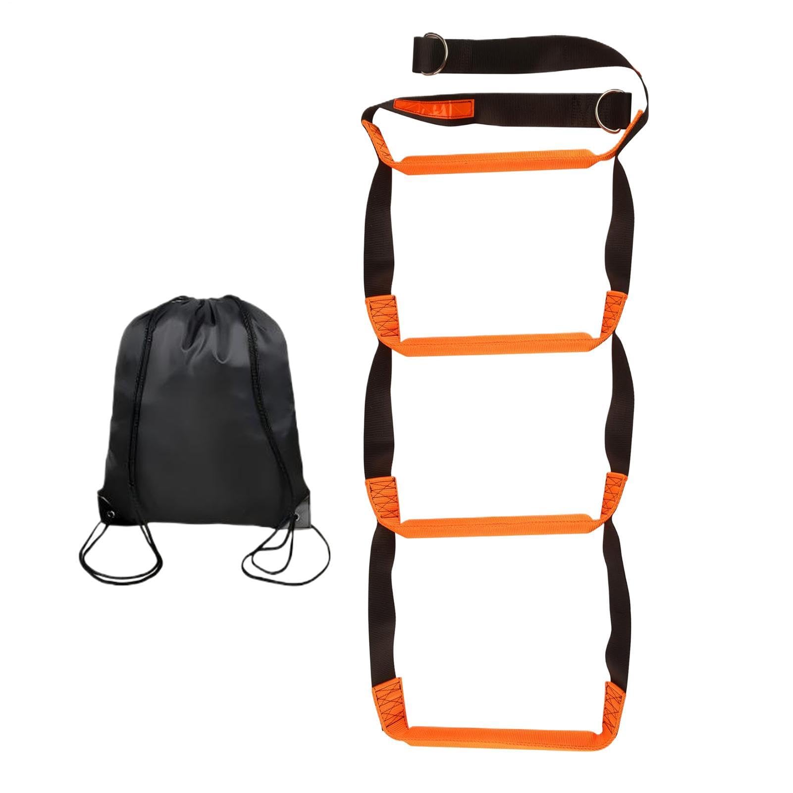 Strickleiter für Boot - 55,12 Zoll 4-Stufen-600lbs Kletterleiter | PP Ponton-Bootsleiter aus Edelstahl, Marine Zubehör für Outdoor-Abenteuer, Reisen Kajak Kanu Yacht Wassersportaktivitäten Swi