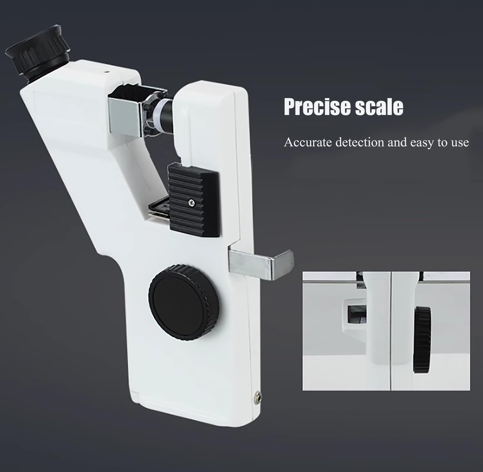 Lentómetro de optometría, lente manual manual con lentes HD, escala precisa, para tiendas ópticas, salas de optometría, uso doméstico