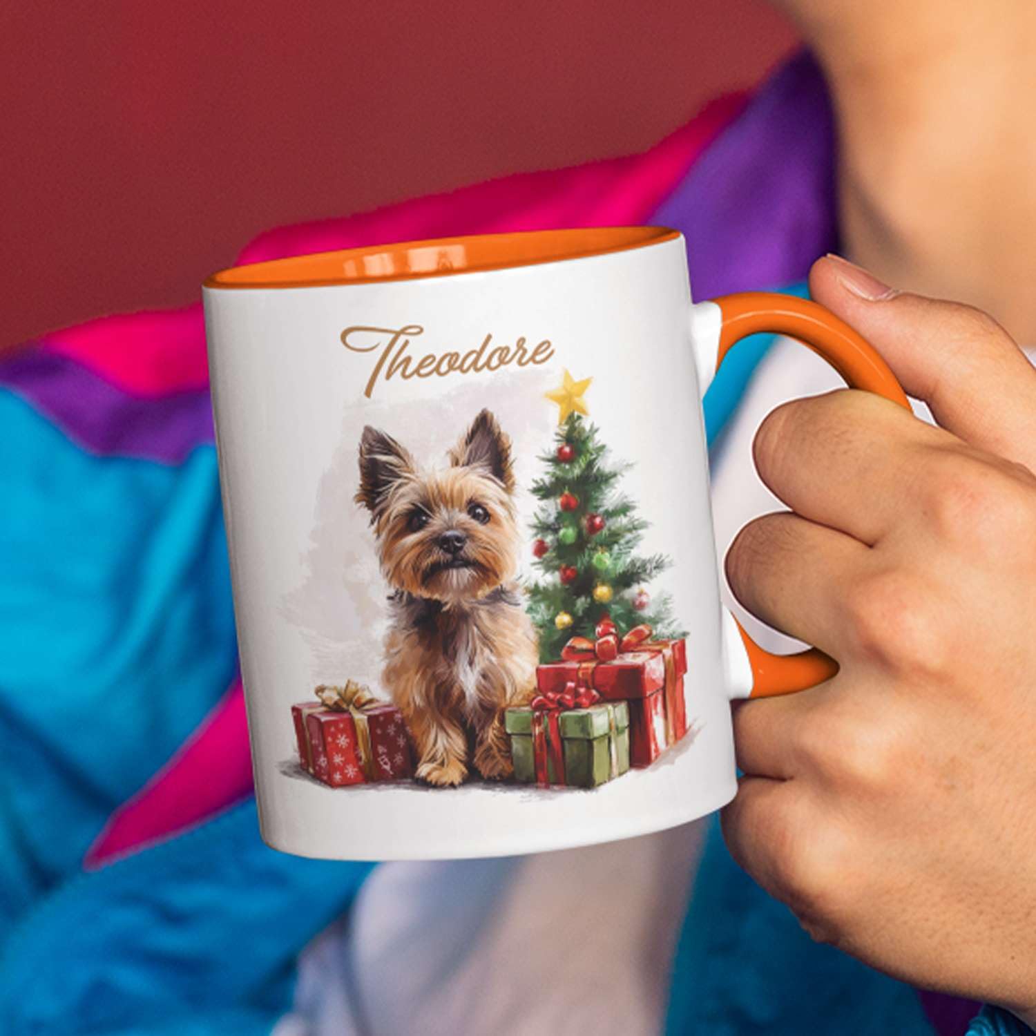 Amazon.com: Cute Yorkie Terrier Dog Mug, Custom Name Pet Lover 11oz 15oz,  Personalized Christmas Yorkie Terrier Design, Customized Coffee Mug For  Christmas, Dog Themed Ceramic Cup Gift : Home & Kitchen
