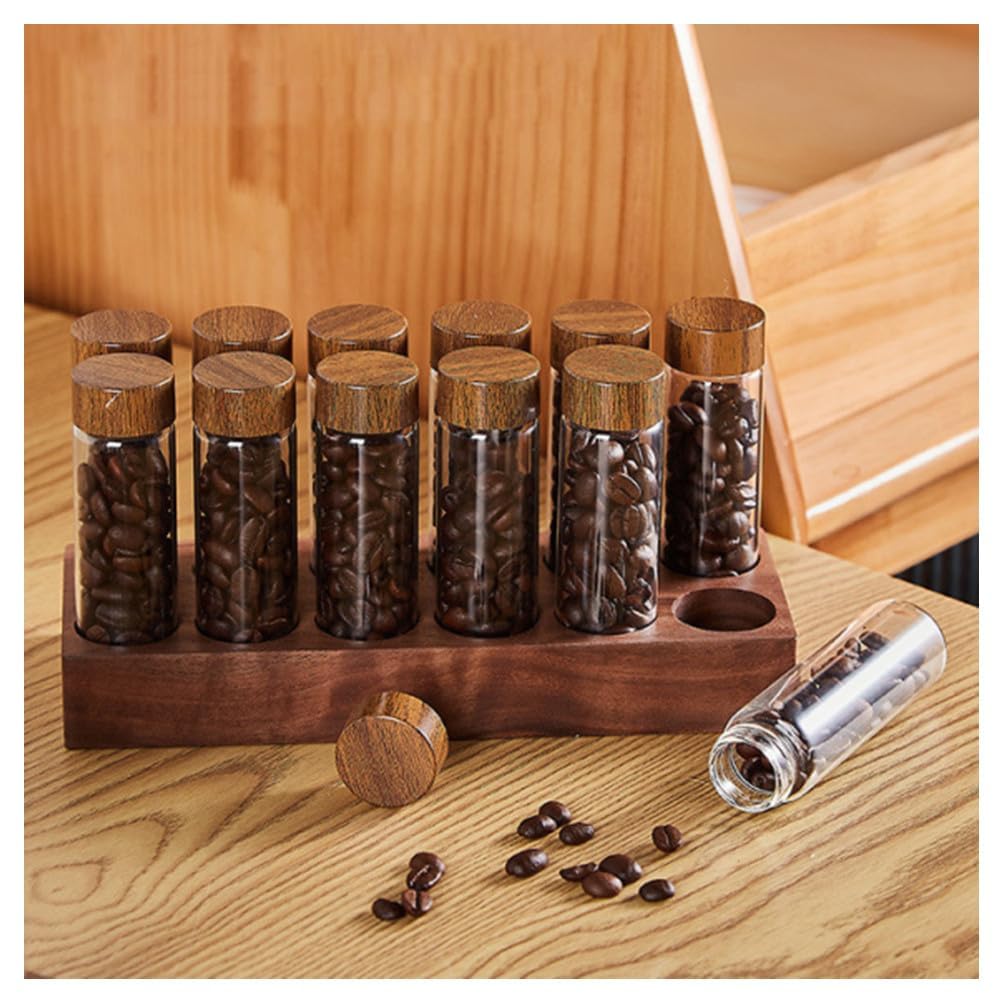 Primst Glass Coffee Beans Storage Tubes