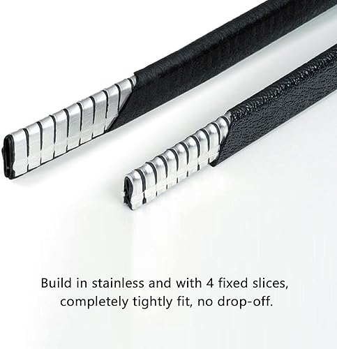 Miniatura 6 de Tira de borde de sello en forma de U de 38 x 12 pulgadas con espacio de ajuste de metal de 364 a 14 pulgadas, PVC EPDM, protector fuerte pero
