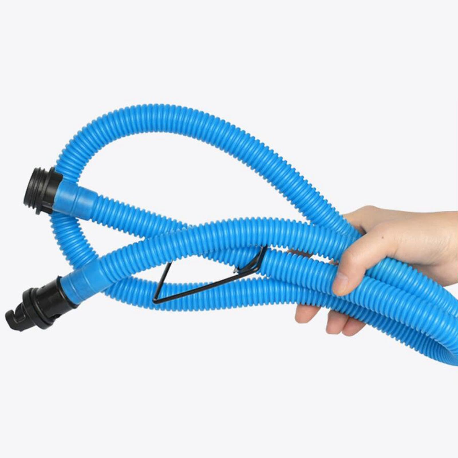 Adattatore per pompa a pedale ad pressione portatile per gonfiaggio di barche gonfiabili e piscine