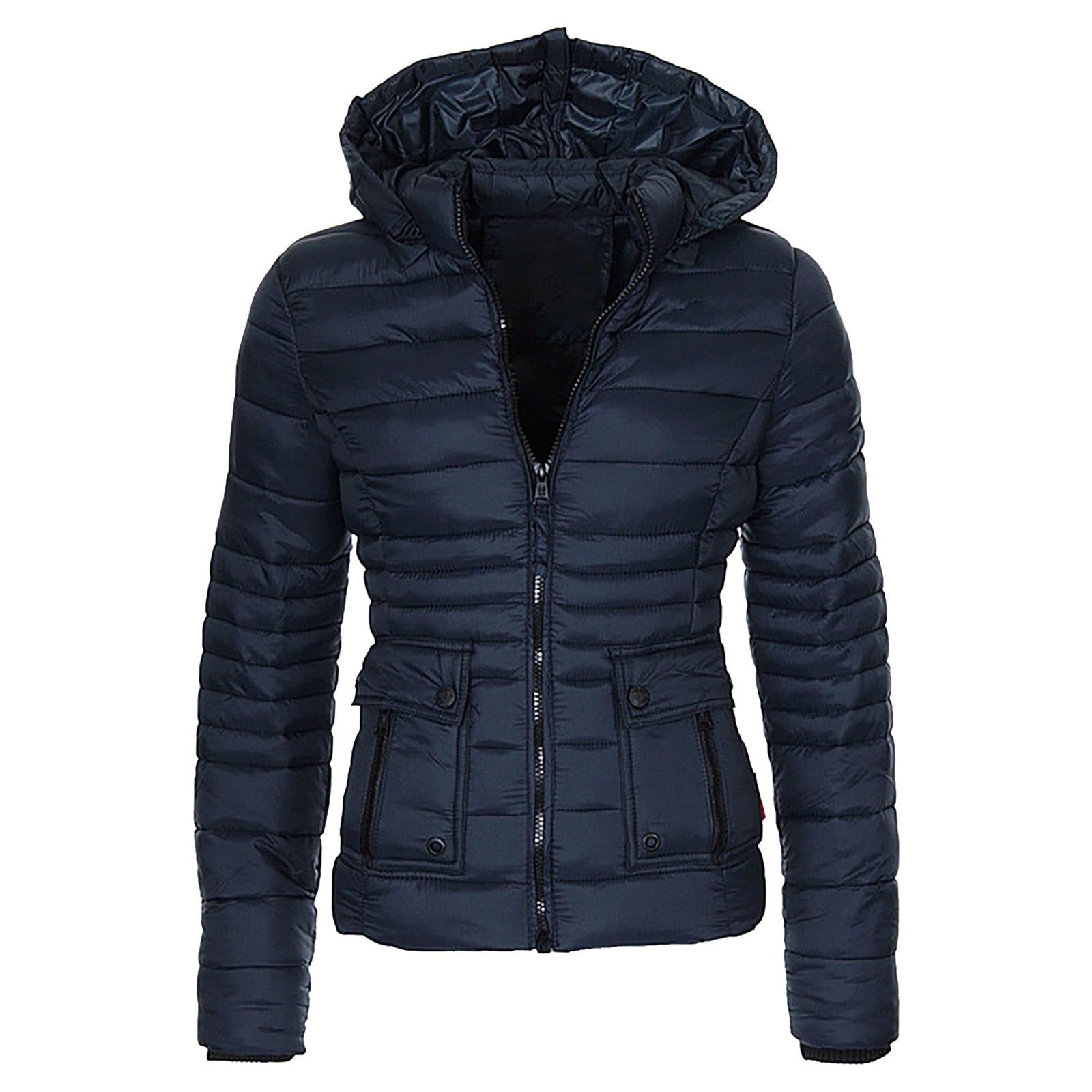Generisch Damen Jacke Winter Sale, Angebote Des Tages Heute Deal, Winterjacke Damen Warm Herbstjacke Schlank Winter Outwear Mäntel Kurze Jacke Damen Winter, Damenjacke Übergangsjacke Sale