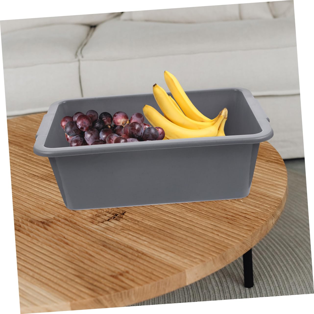 MAGICLULU 2pcs Volume Plastic Bus Tub Dish Wash Basin Folding Handle Sturdy Pp Material