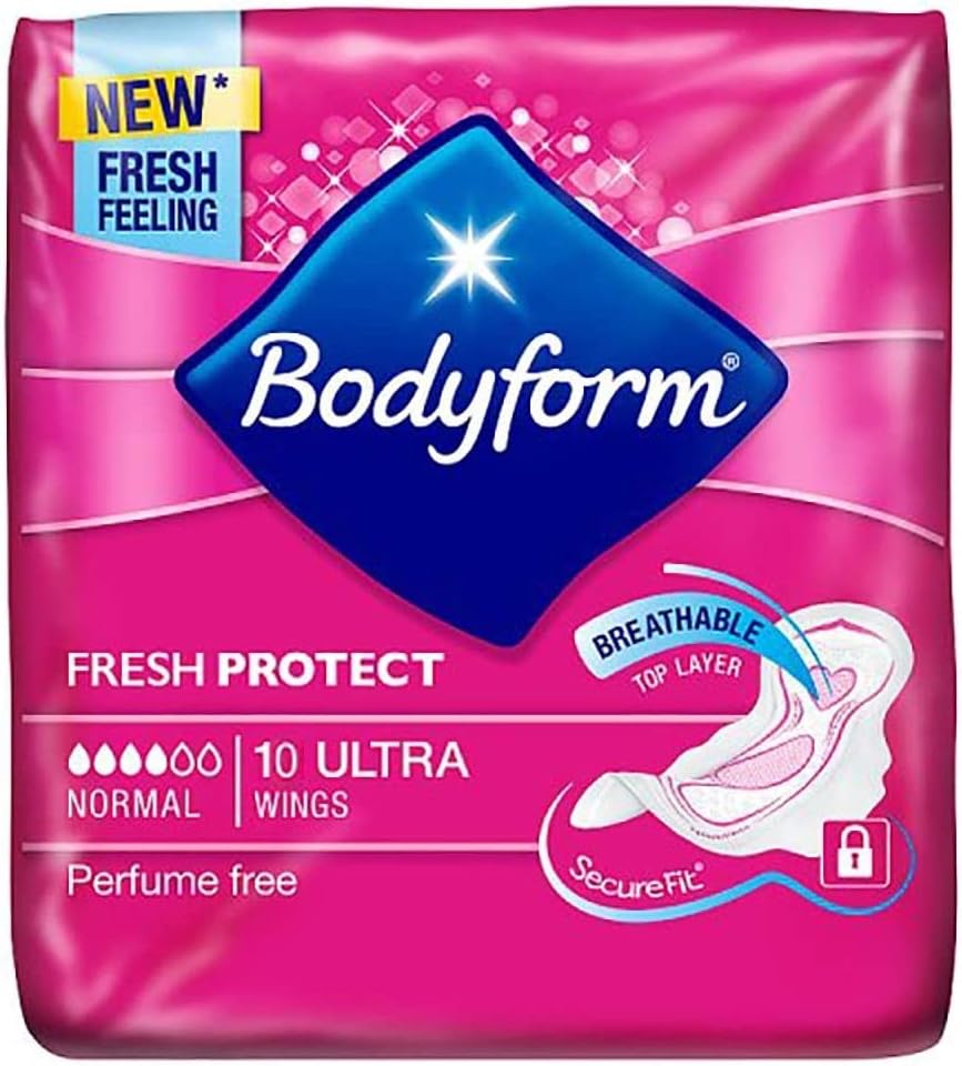 Sundeer Normal Ultra 10 Sanitary Towels - TOAL 40 Towels (Pack of 4, Normal 10)