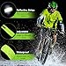 Sumind Reflective Running Gear Set Include 2 Pieces LED Safety Lights and 4 Reflective Bands for Wrist Arm Ankle Leg Straps Tape High Visibility Bands Strobe Running Light for Woman Men