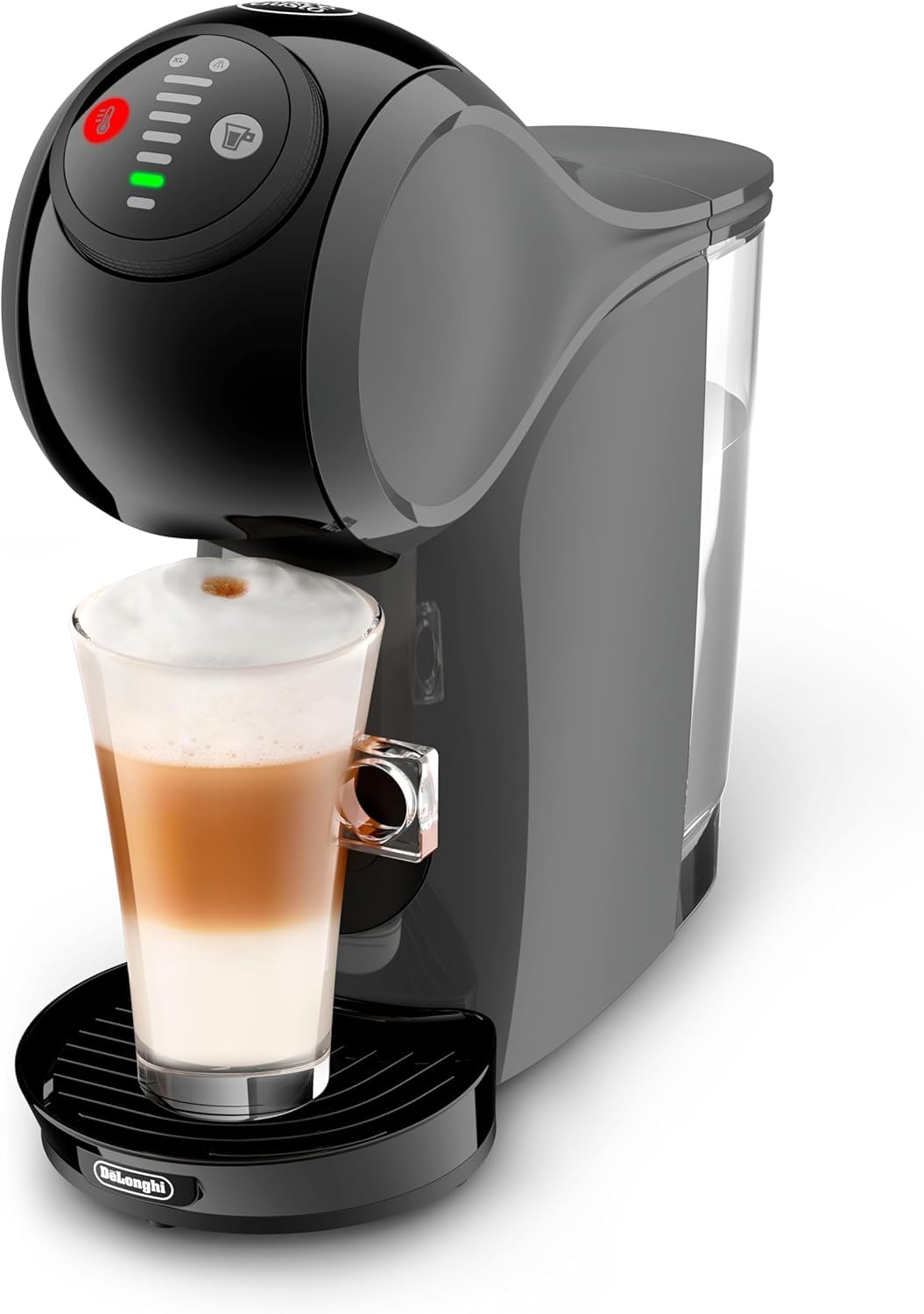 De'Longhi Dolce Gusto Genio S EDG226.A, Máquina de Café en Cápsulas, Incluye 3 Paquetes de Cápsulas, Diseño Compacto, Tamaño de Bebida Ajustable, Depósito de Agua Extraíble de 0,8L, 1600 W, Gris