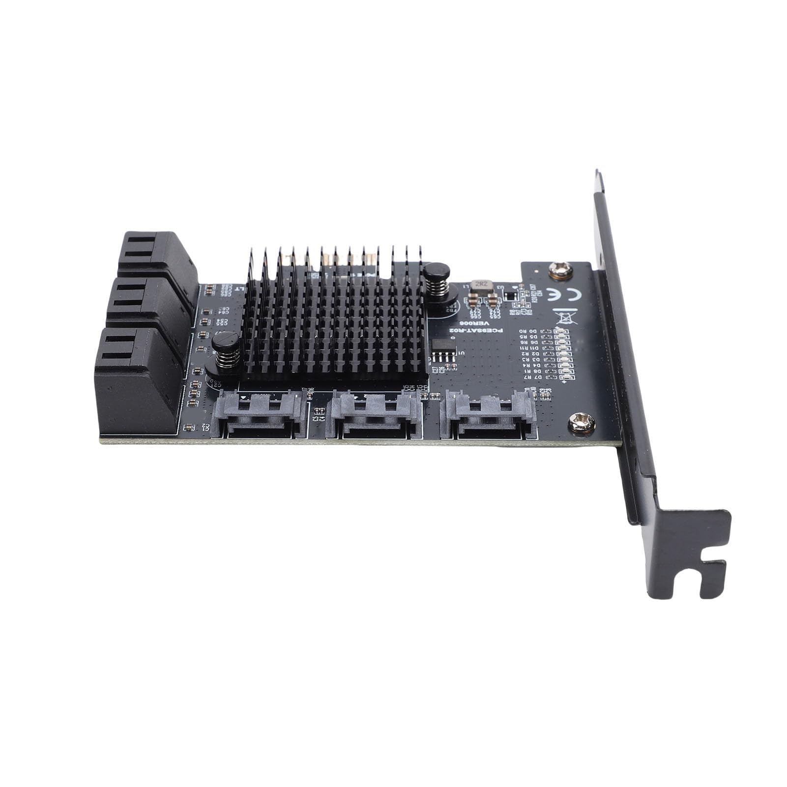 Sxhlseller Tarjeta de Expansión PCIE 1X de 9 Puertos, Adaptador PCIE a 9 SATA3.0 de 6 Gbps, Compatible con Hot Swap y Soft Raid, Controlador PCI Express 1X, 4X, 8X, 16X SATA para Sistemas