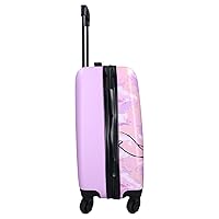 Valigia Rigida Stitch Ohana Forever - Trolley Per Bambini 46cm (Rosa/Azzurro) - Foto 4