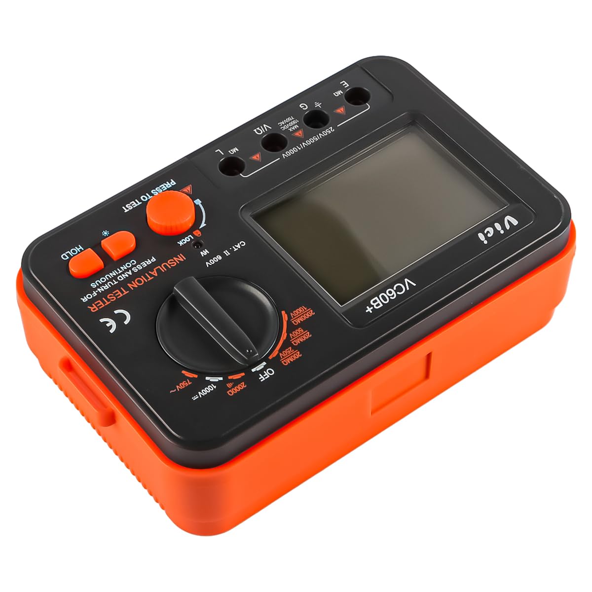 Sarini Tester di Resistenza di Isolamento Megaohmmetro con LCD retroilluminato Tensione Ohm conteggio Test Strumento Multifunzionale