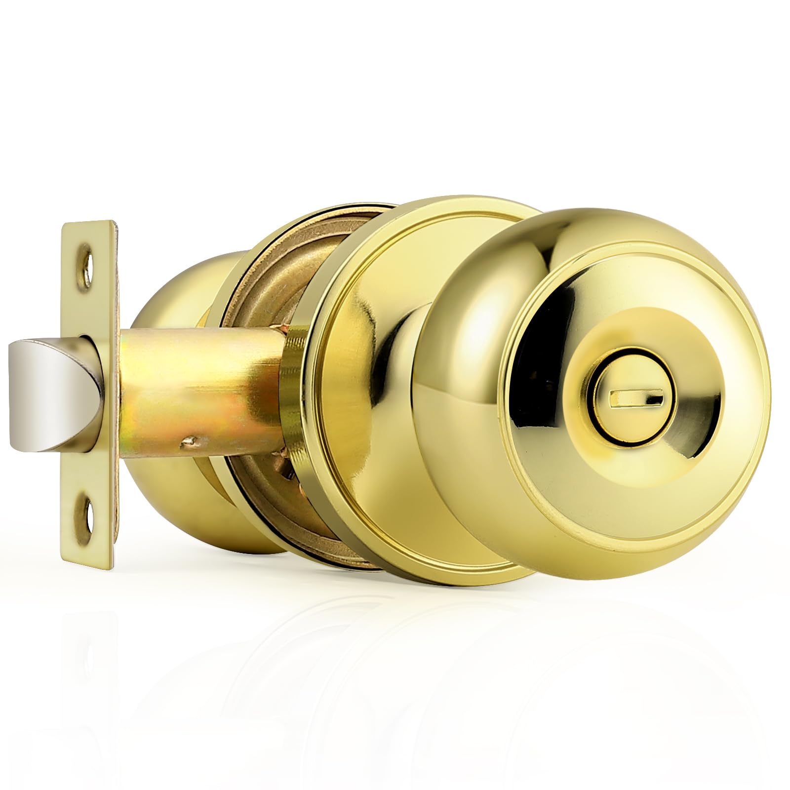 Probrico Black Door Knobs - 10 Pack -25