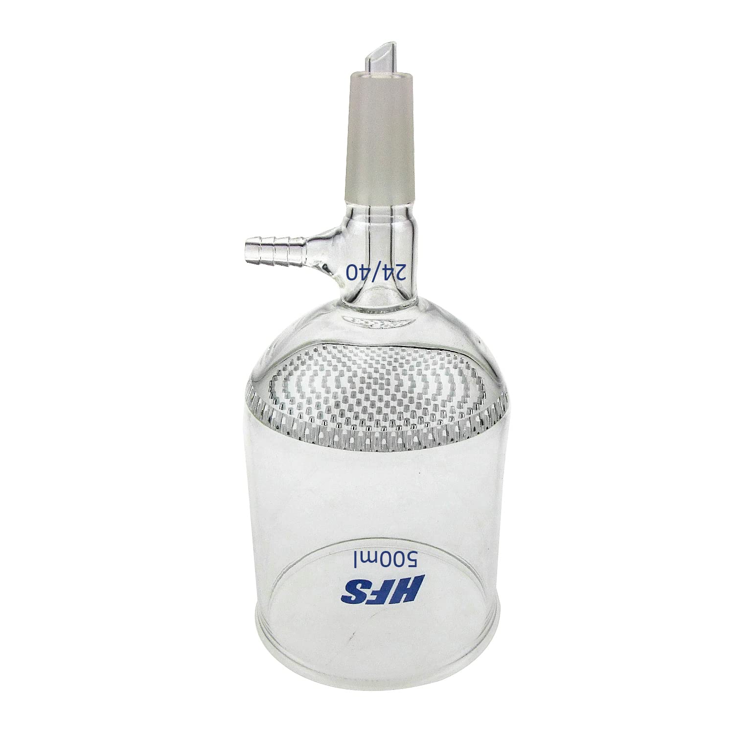 HFS(R) Buchner Filter Funnel, 24/40 Joint, Fine Frit - High Borosilicate Glass, 500ml, Precision Filtration for Laboratory Use