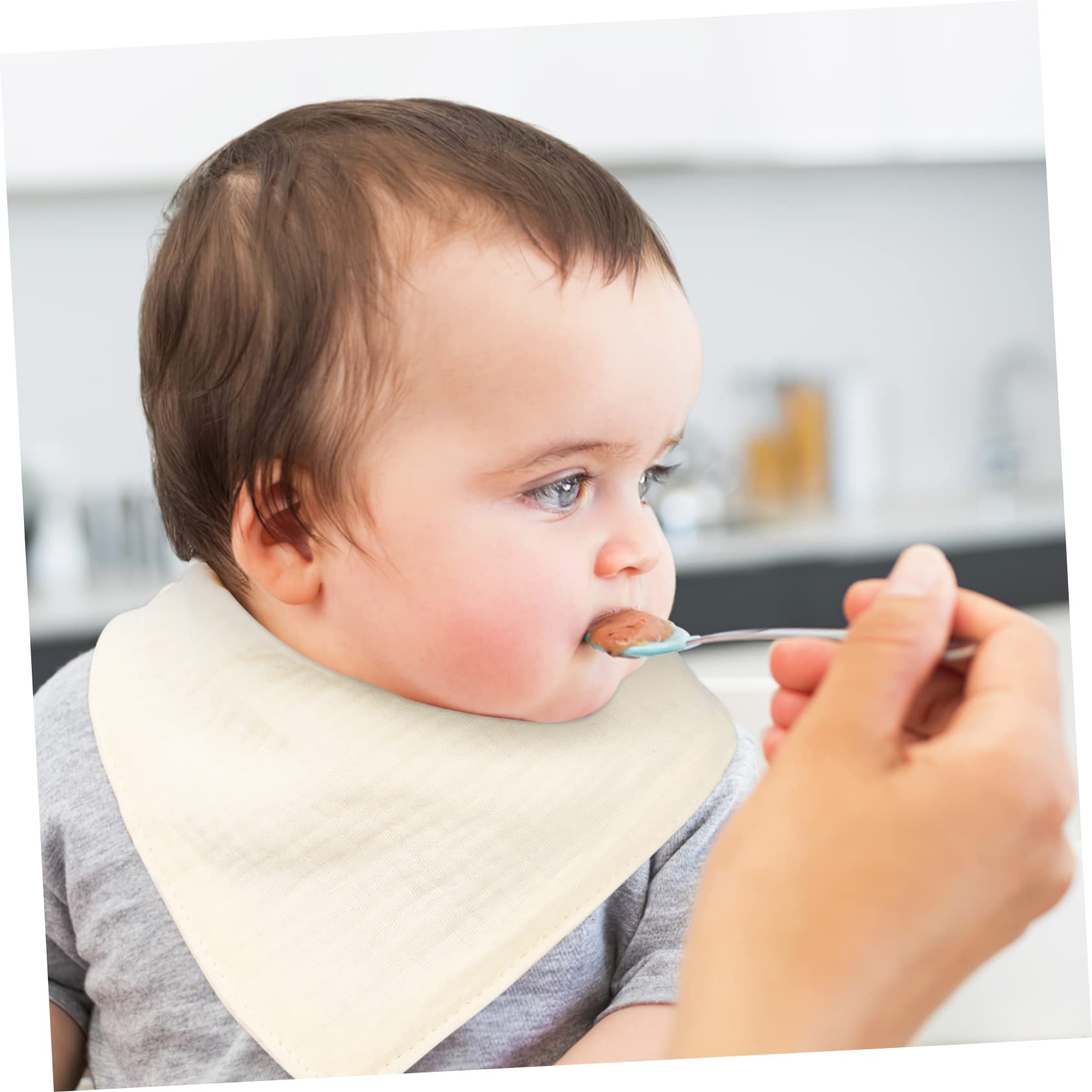 UPKOCH Paño De Baberos Recién Nacidos Pañuelos Recién Nacidos Baberos Triangulo Bebe Para Niños Babero Recién Nacido De Bebe Simples De Niño Gasa
