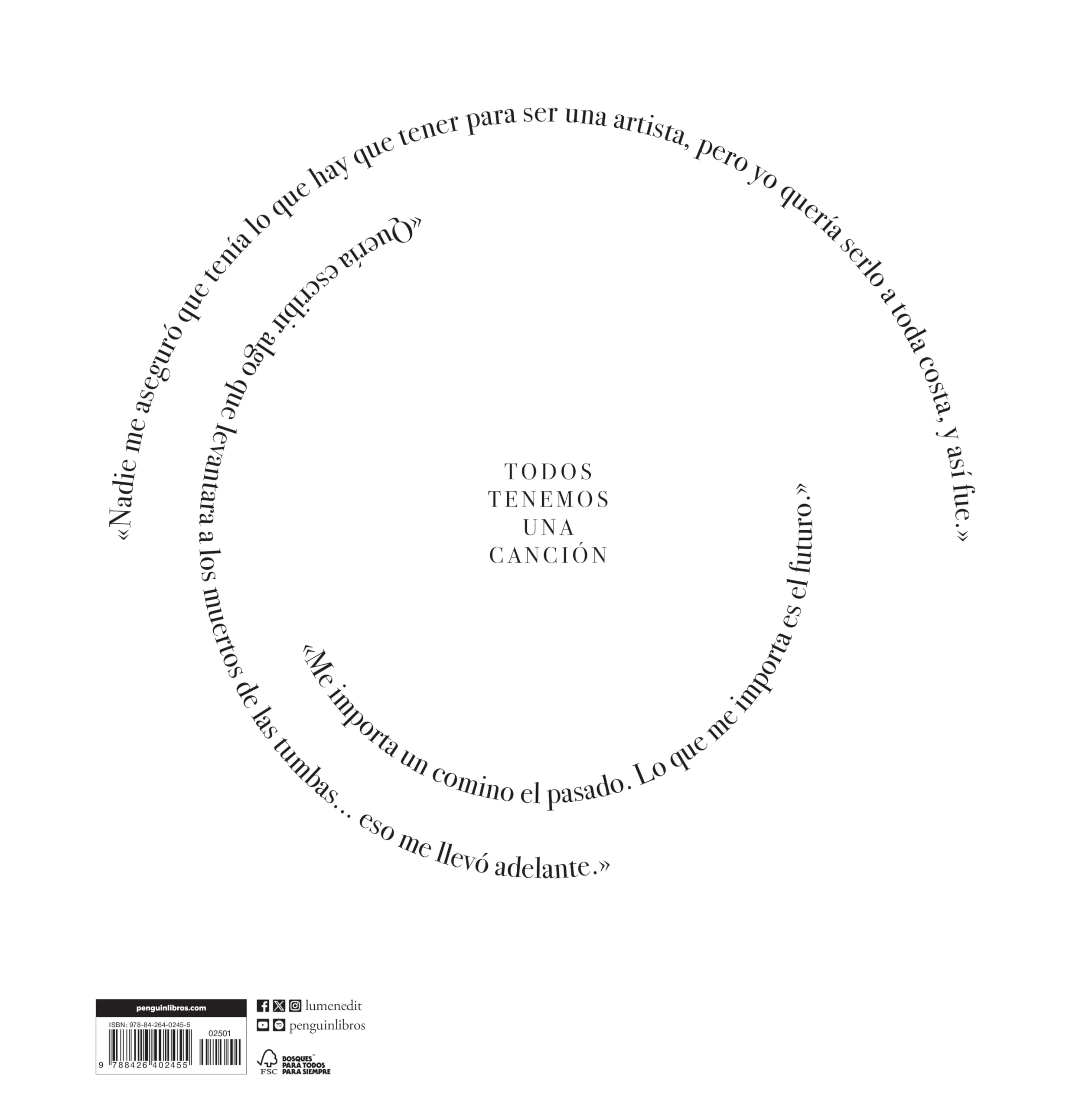 Mis mejores canciones 1970-2015 (Narrativa)