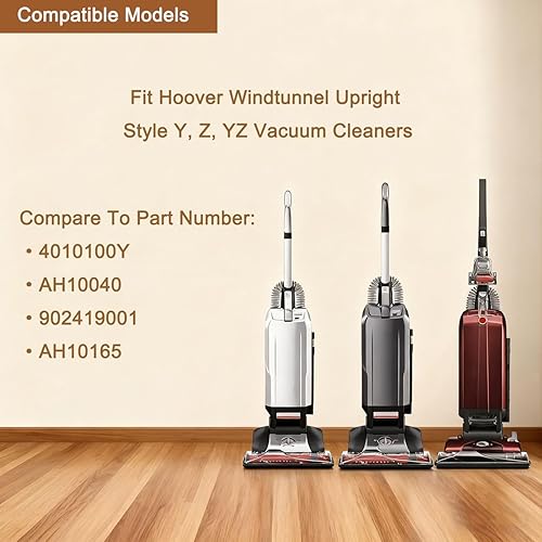 Miniatura 3 de Paquete de 5 bolsas de vacío HEPA tipo Y para aspiradoras Hoover WindTunnel de estilo vertical Y, Z, YZ, reemplazan piezas 4010100Y,