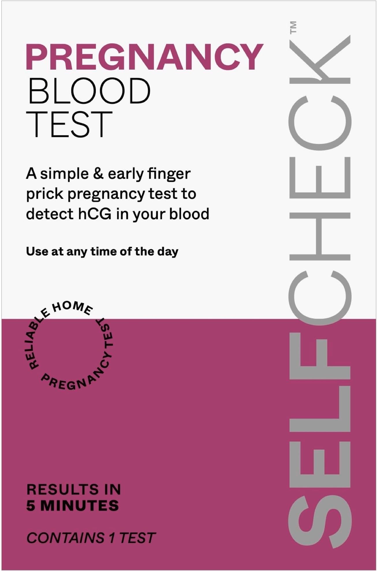 SELFCHECK Pregnancy Blood Test